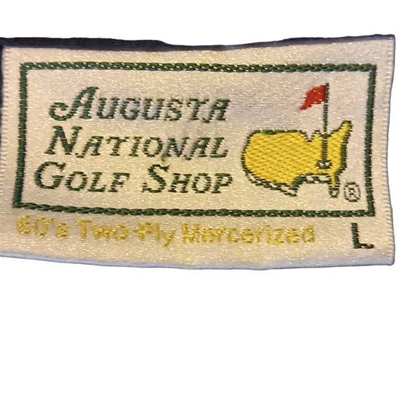 Vintage‎ Augusta National Golf Club The Mastets Blue Polo Golf Shirt - Picture 6 of 8